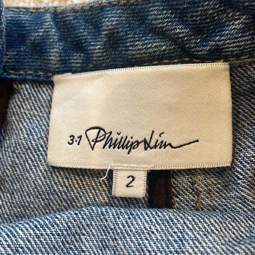 3.1 Phillip Lim Denim Mini Skirt - Picture 7 of 11